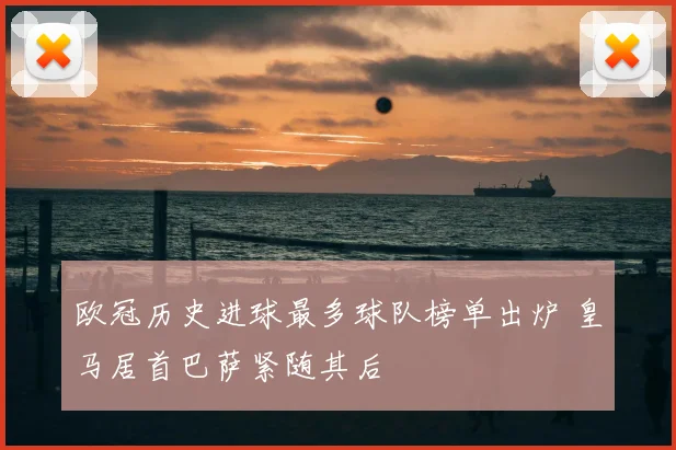 欧冠历史进球最多球队榜单出炉 皇马居首巴萨紧随其后